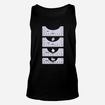 Ruler Guide Set For Alignment Unisex Tank Top | Crazezy CA