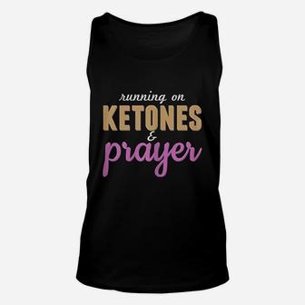Running On Ketones Prayer Unisex Tank Top | Crazezy UK