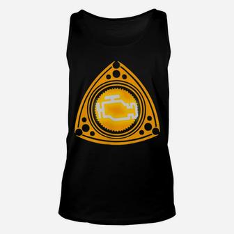 Rx8 Rx7 Rotary Check Engine Funny Rotor Birthday Gift Unisex Tank Top | Crazezy