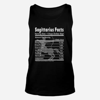 Sagittarius Facts Funny Sagittarius Unisex Tank Top | Crazezy DE