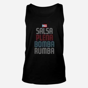 Salsa Plena Bomba Rumba Unisex Tank Top | Crazezy