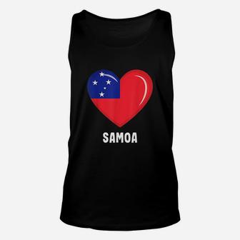 Samoa Flag Unisex Tank Top | Crazezy
