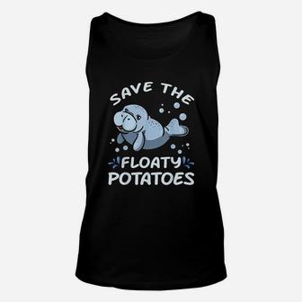 Save The Floaty Potatoes Unisex Tank Top - Thegiftio UK