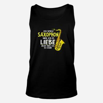 Saxophon Saxophonist Instrument Lustig TankTop - Seseable