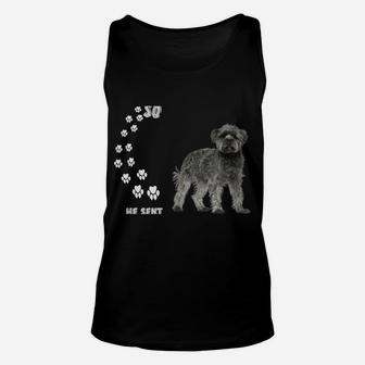Schnauzer Poodle Dog Quote Mom Dad Costume, Cute Schnoodle Unisex Tank Top | Crazezy UK