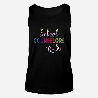 School Counselors Rock Unisex Tank Top | Crazezy