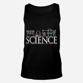 Science Distressed Unisex Tank Top - Monsterry