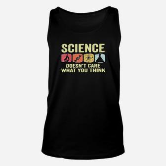 Science Doesnt Care What You Think Unisex Tank Top - Monsterry UK