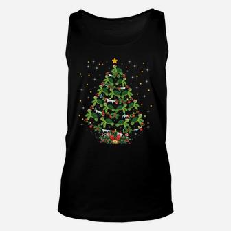 Sea Turtles Lover Xmas Gift Sea Turtle Christmas Tree Sweatshirt Unisex Tank Top | Crazezy