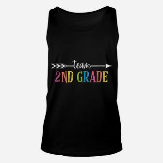 Second Grade Teacher Shirt | First Day Team 2Nd Grade Gift Unisex Tank Top | Crazezy