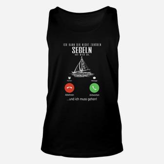 Segler Humor Unisex TankTop: Anruf vom Wind – Für Segelbegeisterte - Seseable