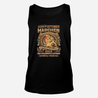 September Mädchen Damen Unisex TankTop, Sternzeichen & Geburtstags Design - Seseable