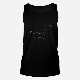 Serotonin Molecule Trippy Rave Edm Festival Happiness Unisex Tank Top | Crazezy AU
