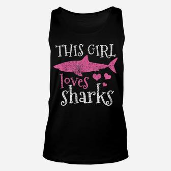 Shark Lover Marine Biologist Animal Vintage Gift Unisex Tank Top | Crazezy