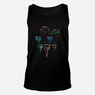 Shark Tooth Hunting Identity Key Unisex Tank Top - Thegiftio