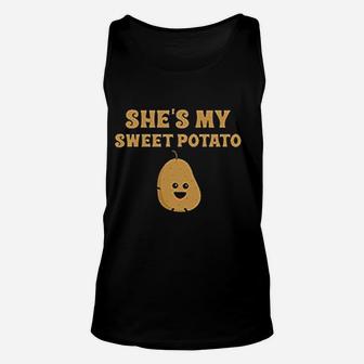 She Is My Sweet Potato Yes I Yam Cute Food Couples Unisex Tank Top | Crazezy AU