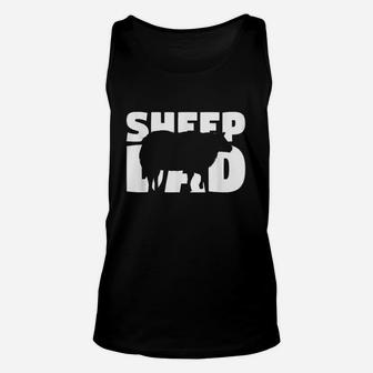 Sheep Dad Sheep Lover Unisex Tank Top | Crazezy UK