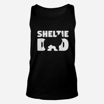 Sheltie Dog Father Unisex Tank Top | Crazezy CA