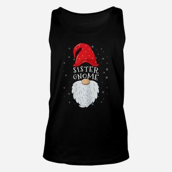 Sister Gnome Funny Matching Family Group Christmas Unisex Tank Top | Crazezy