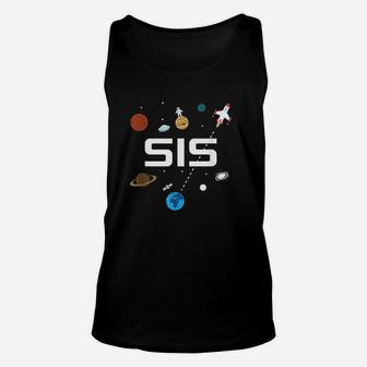 Sister Outer Space Birthday Party Unisex Tank Top | Crazezy CA