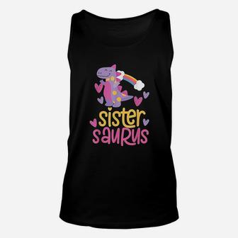 Sistersaurus Sister Saurus Dinosaur Unisex Tank Top | Crazezy AU