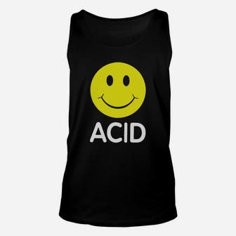 Smiley House Acid T-shirt Unisex Tank Top - Thegiftio UK