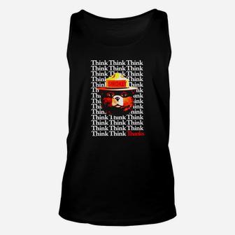 Smokey Bear Think Think Thanks Unisex Tank Top - Thegiftio