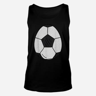 Soccer Ball Happy Easter Egg Cute Hunting Sport Lover Unisex Tank Top | Crazezy AU