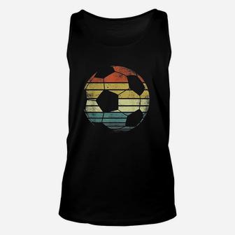 Soccer Player Ball Vintage Style Coach Unisex Tank Top | Crazezy