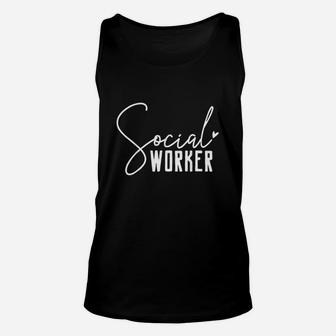 Social Work Social Worker Unisex Tank Top - Thegiftio UK