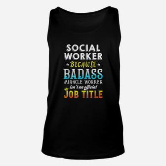 Social Worker Social Work Month Gifts Unisex Tank Top | Crazezy AU