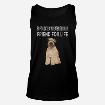 Soft Coated Wheaten Terrier Friend For Life Dog Friendship Unisex Tank Top | Crazezy