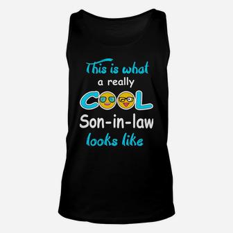 Son-In-Law Cool Funny Birthday Christmas Gift Idea Sweatshirt Unisex Tank Top | Crazezy