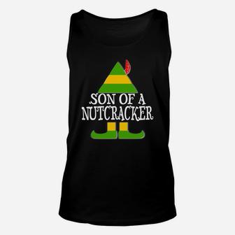 Son Of A Nutcracker Funny Elf Christmas Holiday Sweatshirt Unisex Tank Top | Crazezy CA