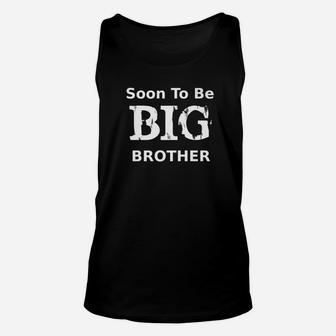 Soon To Be Big Brother Distressed For Older Siblings Unisex Tank Top - Thegiftio UK