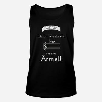 Sopran Musik Humor Unisex TankTop, Zaubertrick B-Musiknote, Musikliebhaber-Unisex TankTop - Seseable