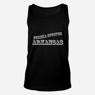 Souvenir Eureka Springs Arkansas Unisex Tank Top - Thegiftio UK