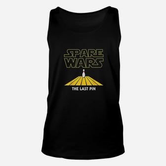 Spare Wars Funny Bowler And Bowling Parody Unisex Tank Top | Crazezy DE