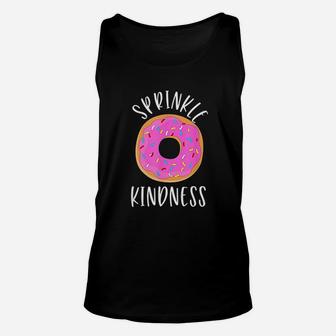 Sprinkle Kindness Donut Unisex Tank Top | Crazezy