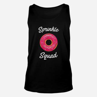 Sprinkle Squad Donut Unisex Tank Top | Crazezy CA