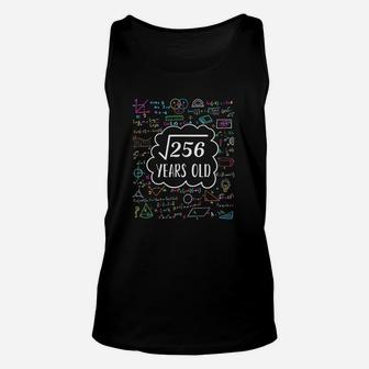 Square Root Of 256 16Th Birthday For 16 Years Old Unisex Tank Top | Crazezy DE