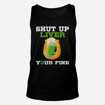 St Patrick Day Pictures And Quotes T-Shirt Drinking Green Unisex Tank Top | Crazezy UK