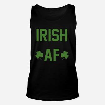 St Patricks Day Funny Green Shamrock Irish Unisex Tank Top | Crazezy AU