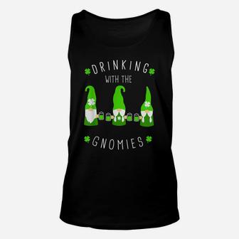 St Patricks Day Gnome And Green Beer Design Irish Parties Unisex Tank Top | Crazezy AU