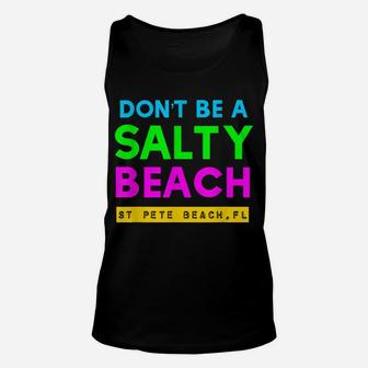 St Pete Beach, Florida Salty Beach Unisex Tank Top | Crazezy DE