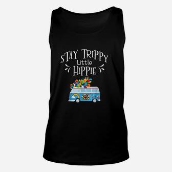 Stay Trippy Little Hippie Gifts For Hippie Unisex Tank Top | Crazezy UK