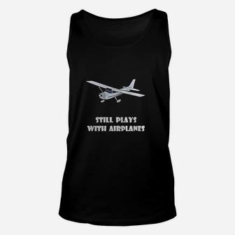 Still Plays With Airplanes Unisex Tank Top | Crazezy DE