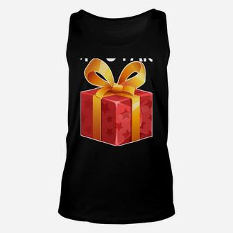 Stop Staring At My Package Funny Christmas Costume Gifts Sweatshirt Unisex Tank Top | Crazezy UK