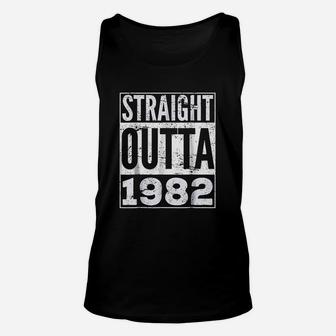 Straight Outta 1982 39Th Birthday Unisex Tank Top | Crazezy CA