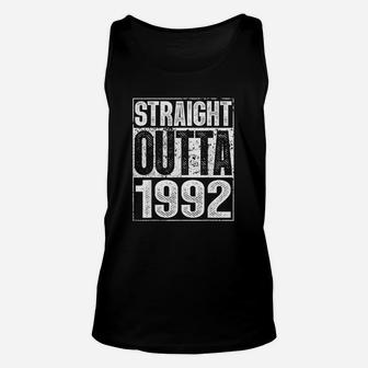 Straight Outta 1992 29Th Bithday Gift 29 Years Old Birthday Unisex Tank Top | Crazezy DE